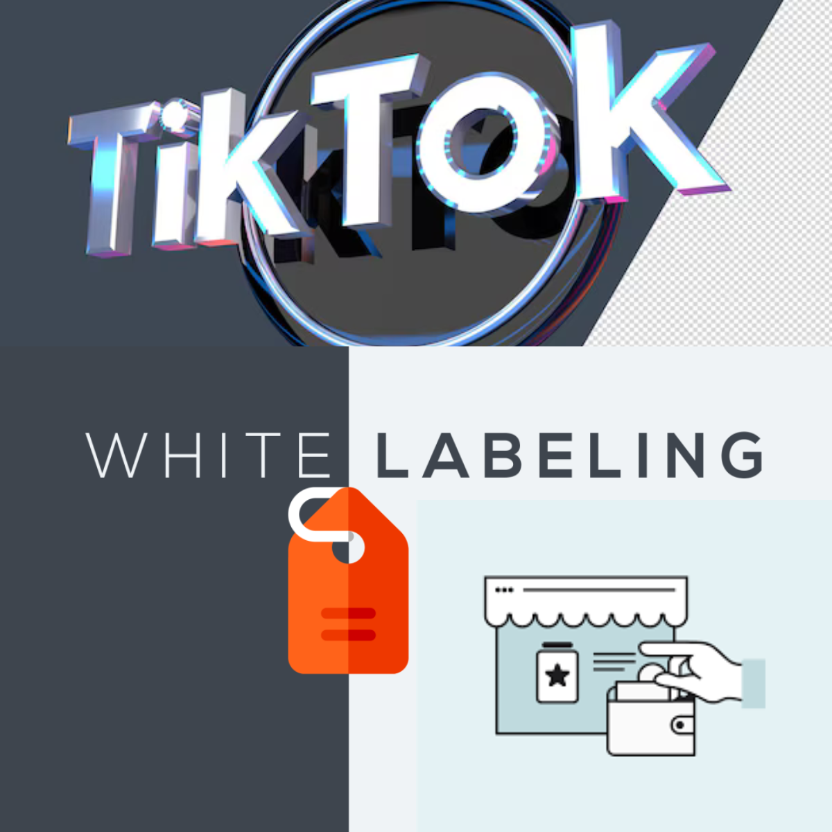 Launch TikTok white label shop