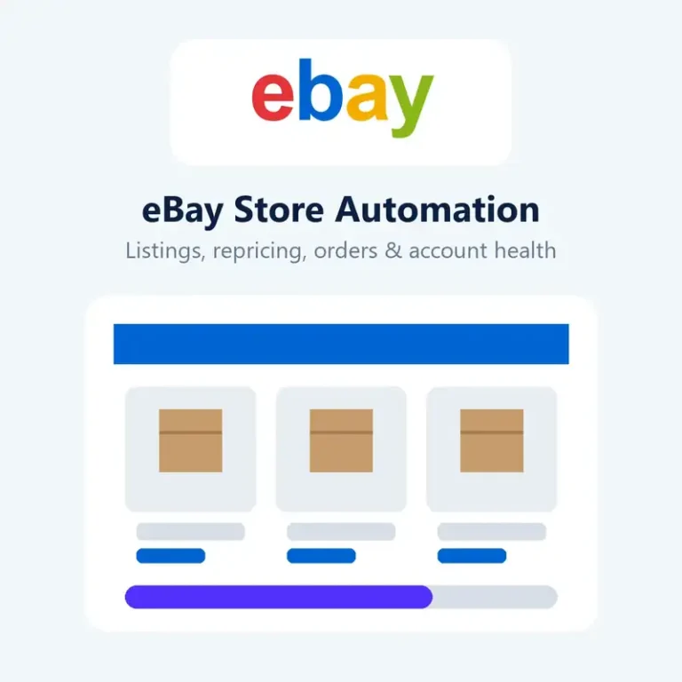 eBay store automation by Ecom Bunch
